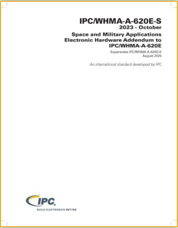 IPC/WHMA-A-620 - Revision E - Addendum - Space and Military - Download