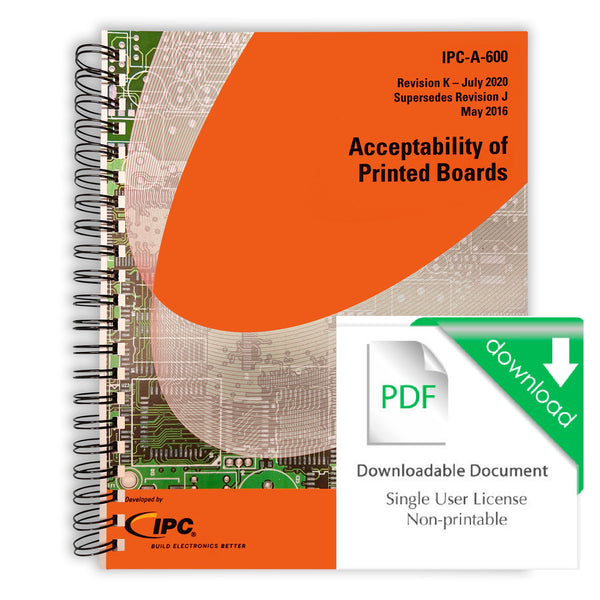 IPC-A-600K Acceptability of Printed Boards - Download
