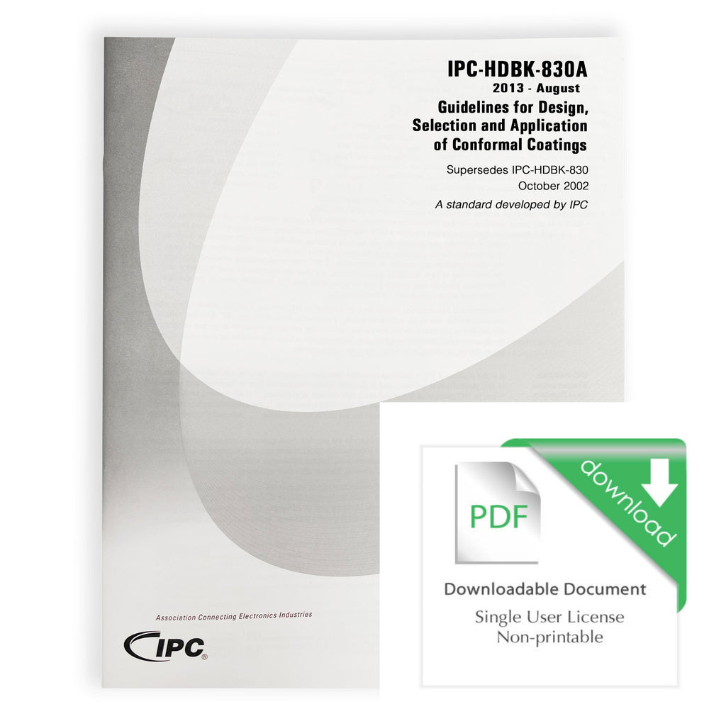 IPC-HDBK-830A Guidelines for Design, Selection, and Application of Con ...