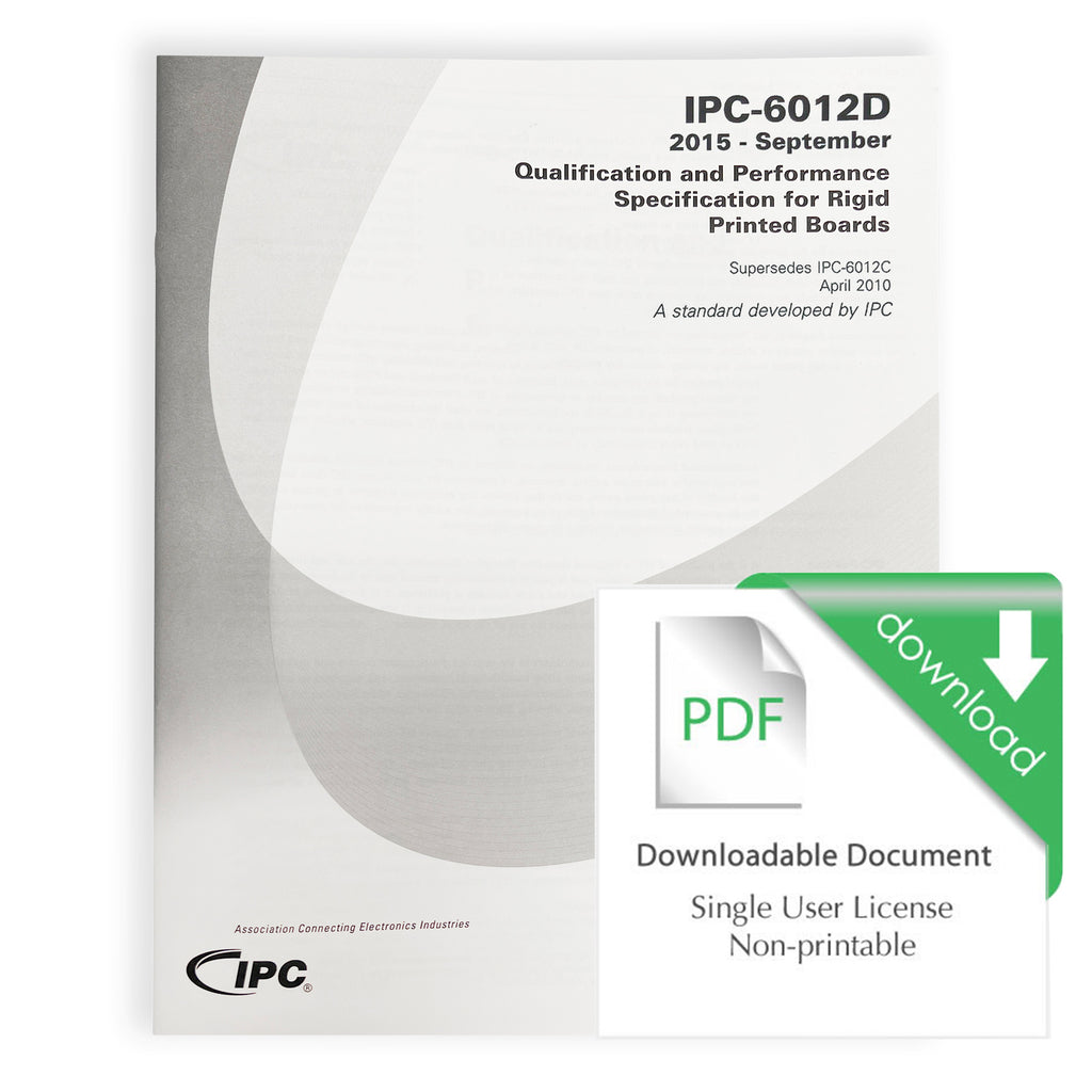IPC-6012D Qualification and Performance Specification for Rigid Printed Boards - Download