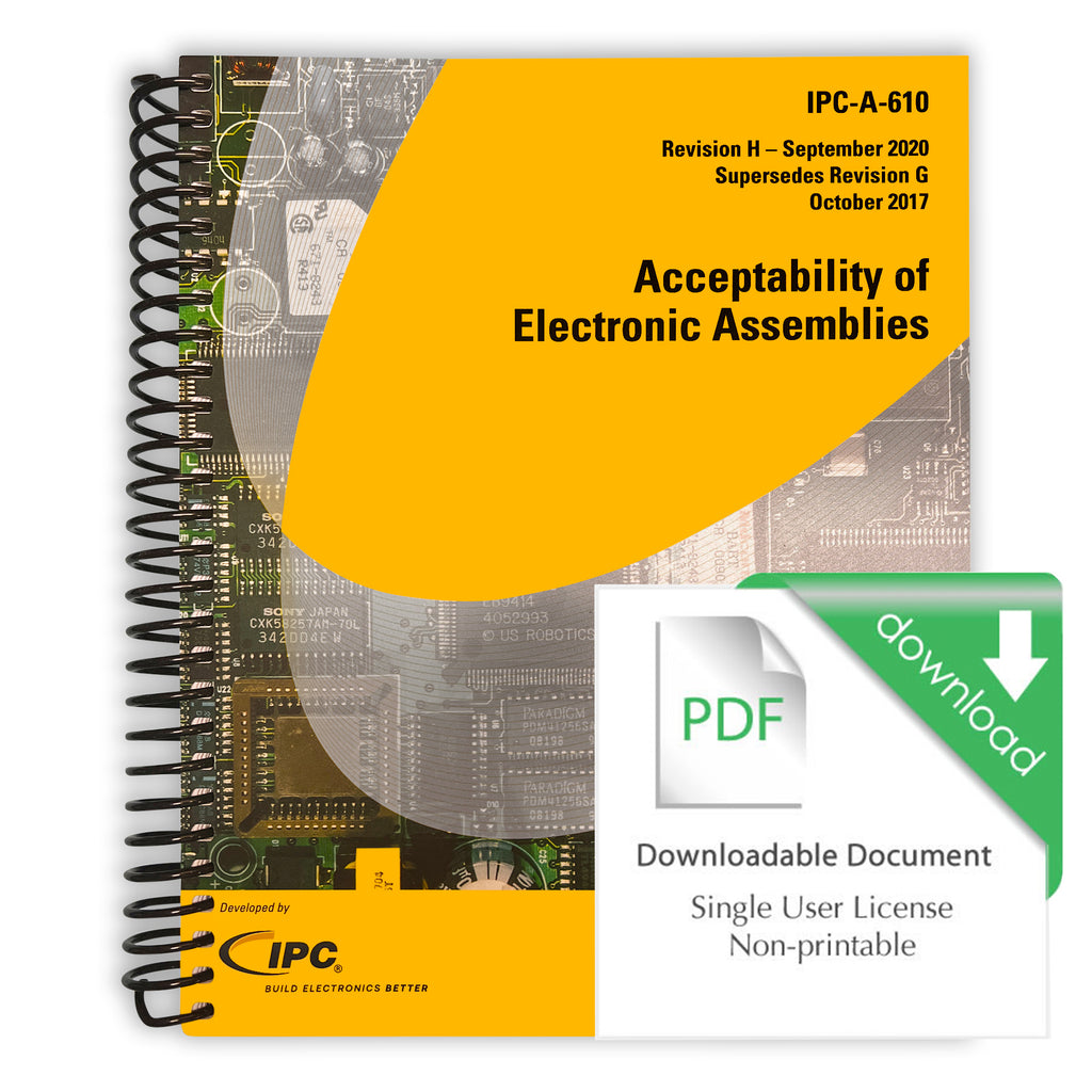 IPC-A-610H Acceptability of Electronic Assemblies - Download