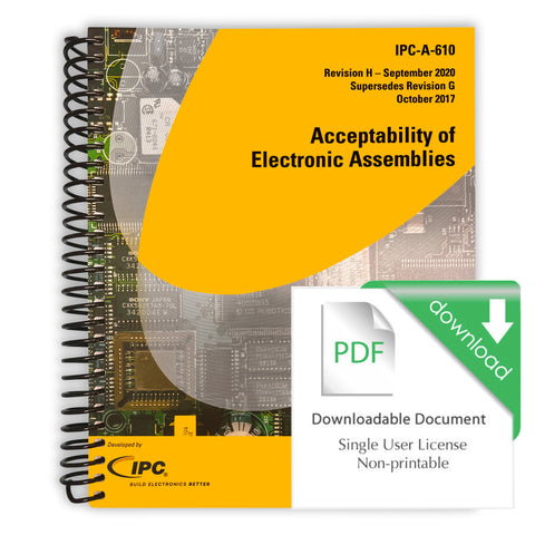 IPC-A-610H Acceptability of Electronic Assemblies - Download