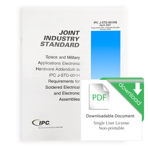 J-STD-001HS Space and Military Applications Electronic Hardware Addendum - Download
